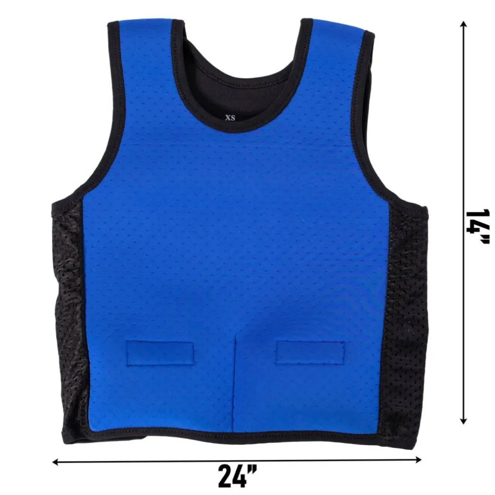 Weighted Sensory Compression Vest for Calming Deep Pressure Therapy and Sensory Integration in Autism, ADHD, and Special Needs Individuals