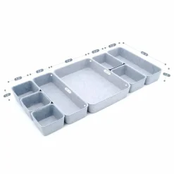 Welaxy Felt 8 Piece Drawer Organizer Tray Set