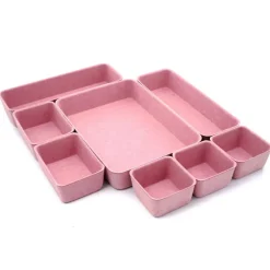 Welaxy Felt 8 Piece Drawer Organizer Tray Set