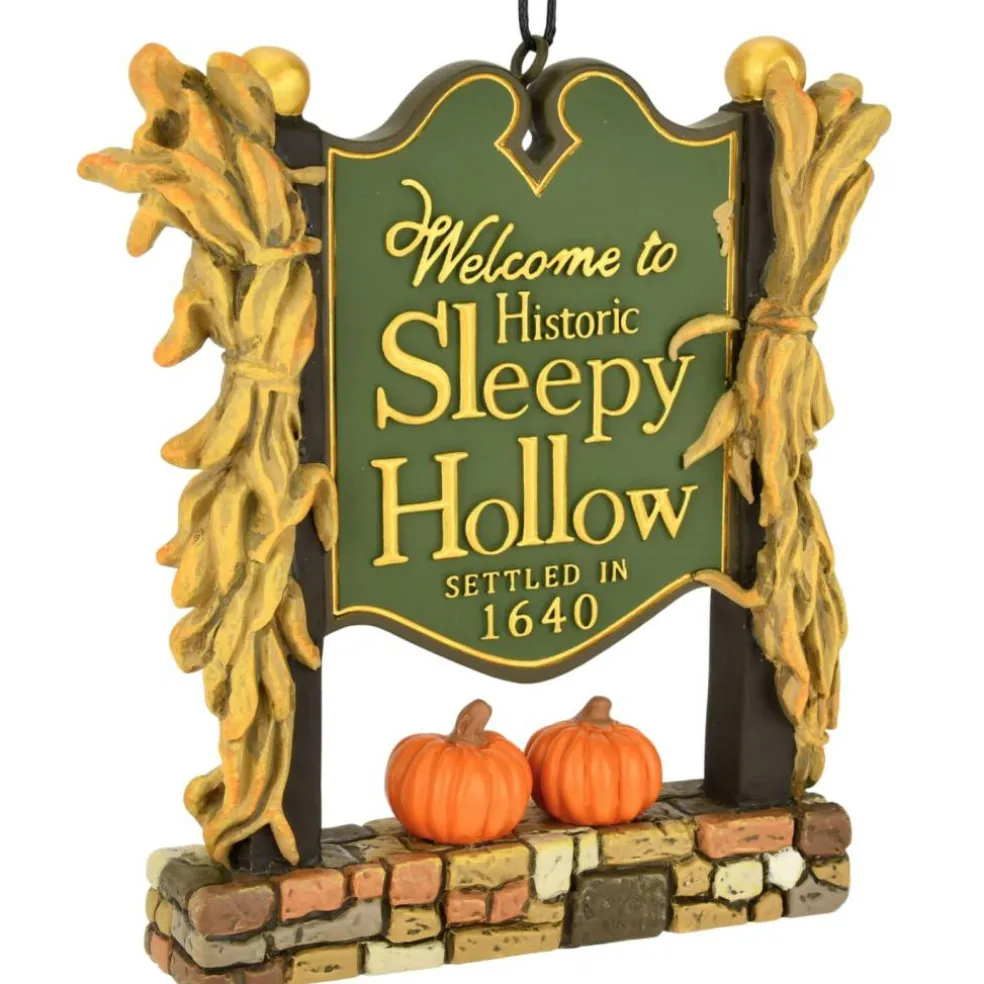 Welcome to Sleepy Hollow Sign Halloween Ornament Decoration