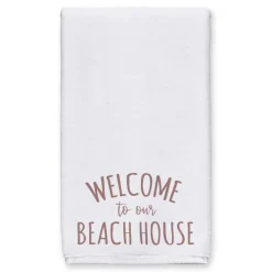 Welcome To The Beach House Tea Towel Set