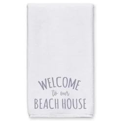 Welcome To The Beach House Tea Towel Set