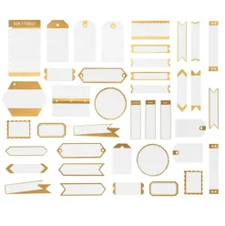 We R Makers PrintMaker Foiled Tags 60000096 EMBELLISHMENT NEW