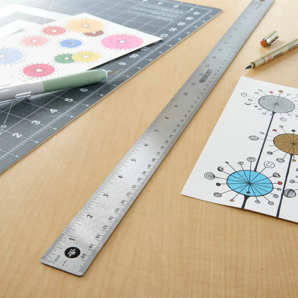 Westcott® Stainless Steel Ruler