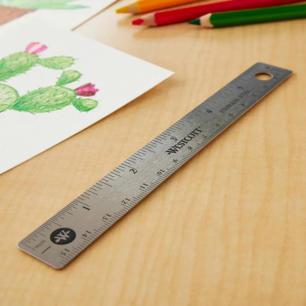 Westcott® Stainless Steel Ruler