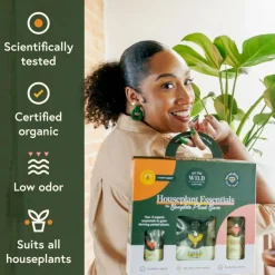 We The Wild™ Houseplant Essentials Kit Organic Easy 3-Step Care