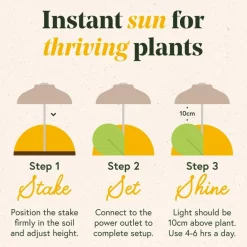 We The Wild™ Instant Sun Full Spectrum LED Grow Lamp for Houseplants