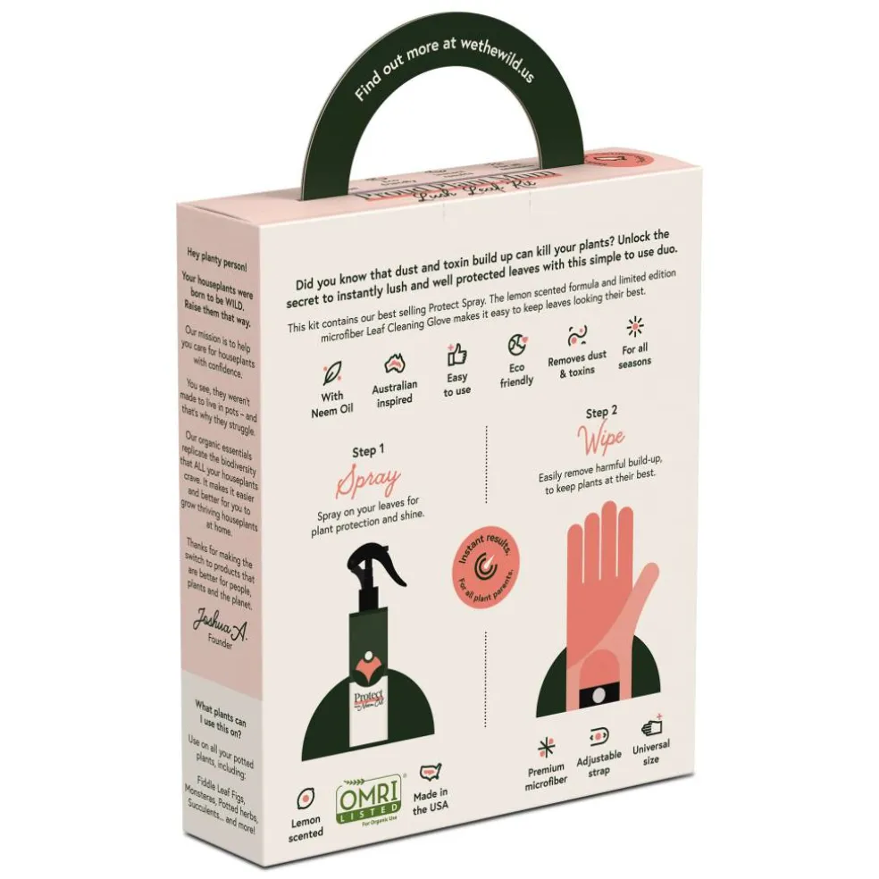 We The Wild™ Proud Plant Mum Leaf Care Kit