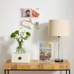 Wexel Art Easy Change Memo Board + Magnets with Gold Hardware