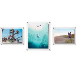 Wexel Art Gallery Wall Single Panel Acrylic Floating Frames & Magnets Set of 3
