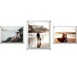 Wexel Art Gallery Wall Single Panel Acrylic Floating Frames & Magnets Set of 3