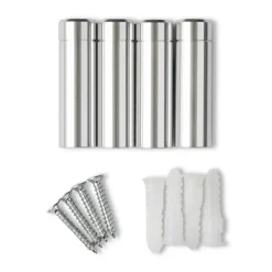 Wexel Art Mixed Single Panel Acrylic Floating Wall Frames & Magnets Set of 4