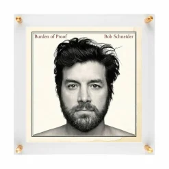 Wexel Art 12'' x 12'' Acrylic Floating Frame for Album Covers with Gold Hardware