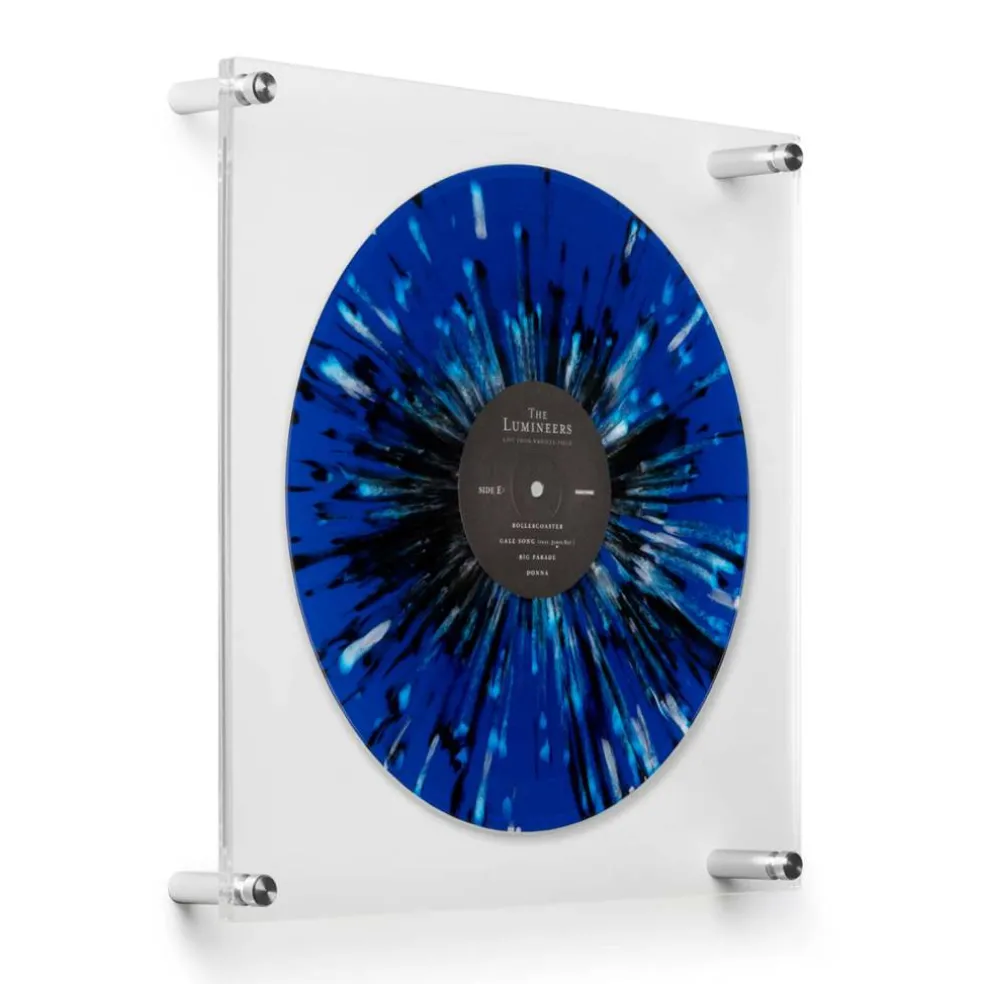 Wexel Art 12'' x 12'' Circle Vinyl Record Album Frame with Acrylic Mat