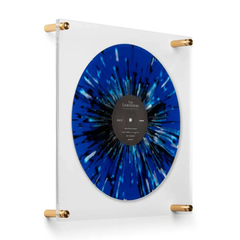 Wexel Art 12'' x 12'' Circle Vinyl Record Album Frame with Acrylic Mat