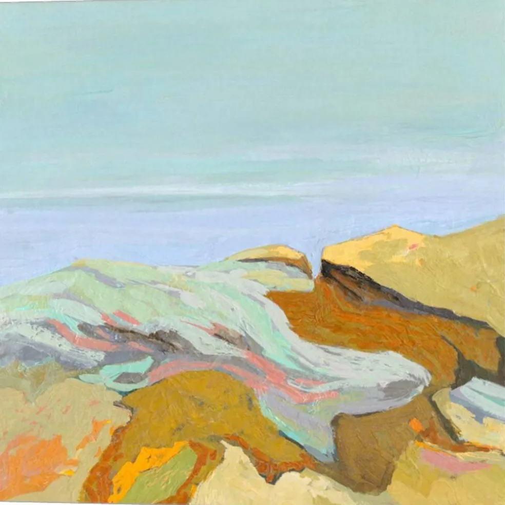 Where Sea Meets Sky by Toby Gordon 24" x 24" Canvas Wall Art