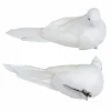 3" White Artificial Feathered Doves, 6ct.