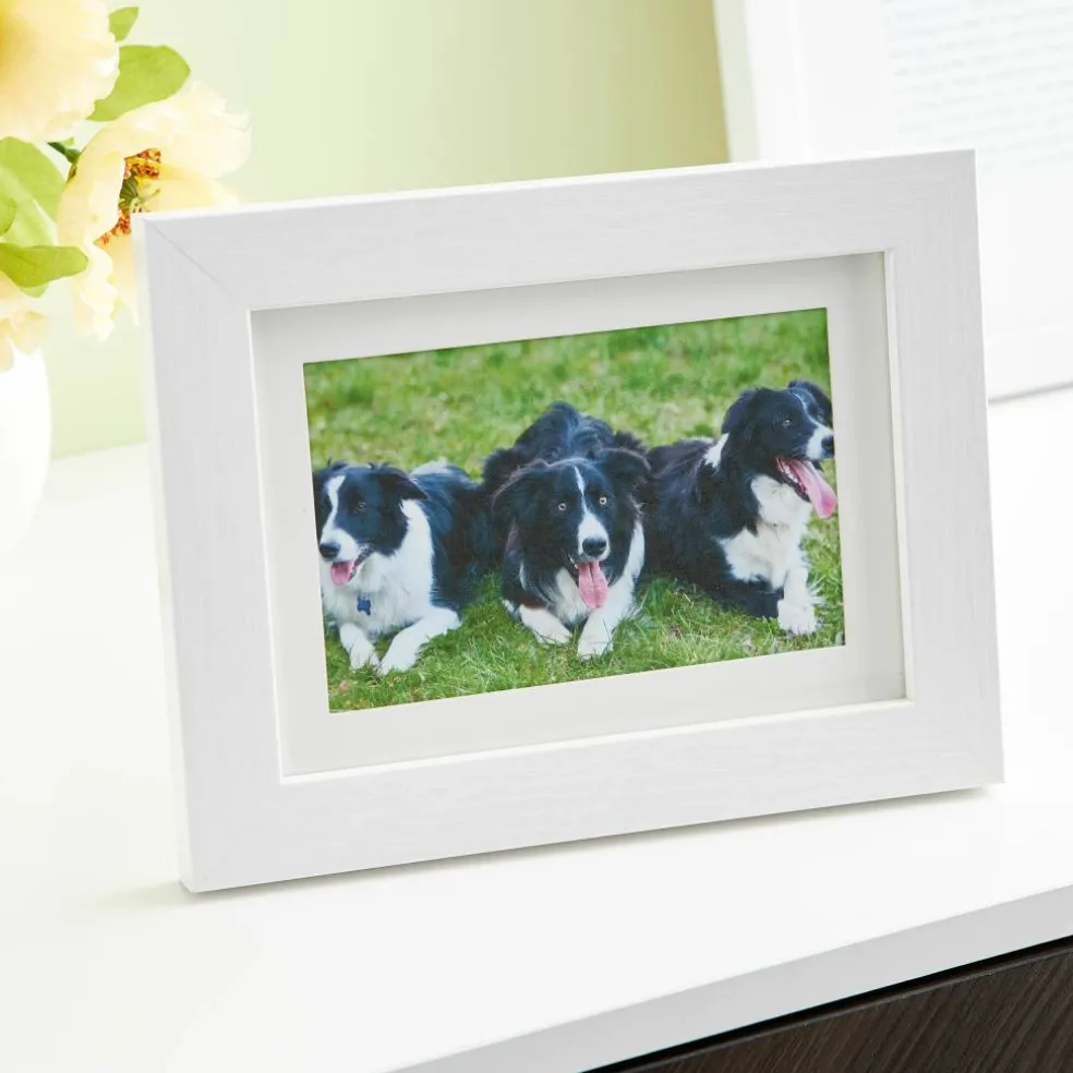 White Belmont Frame with Mat by Studio Décor®