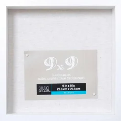 White Belmont Shadow Box by Studio Décor®