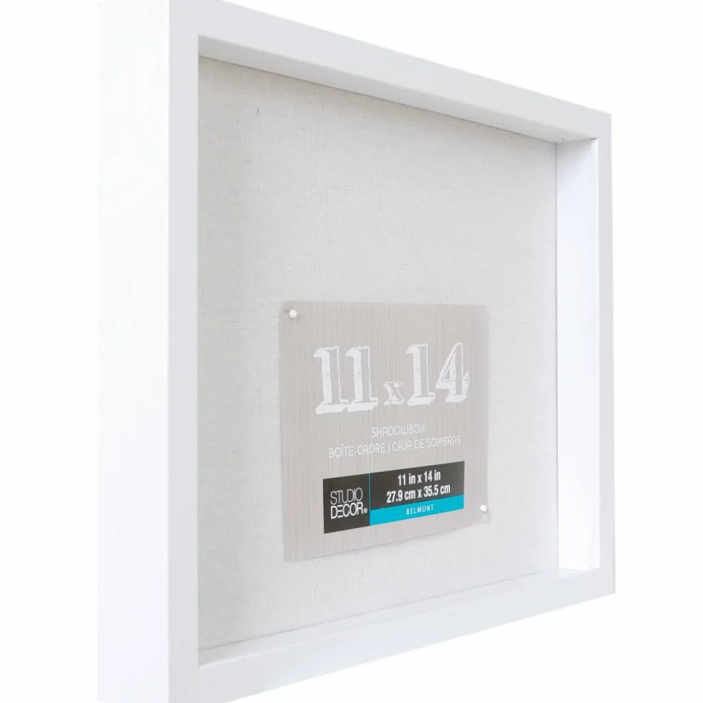 White Belmont Shadow Box by Studio Décor®