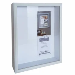 White Beveled Shadow Box by Studio Décor®