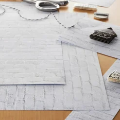 White Brick Paper by Recollections™, 12" x 12"