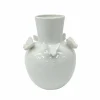 8.5" White Ceramic Butterfly Vase by Ashland®