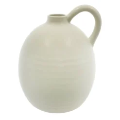 13" White Ceramic Jug Tabletop Décor by Ashland®