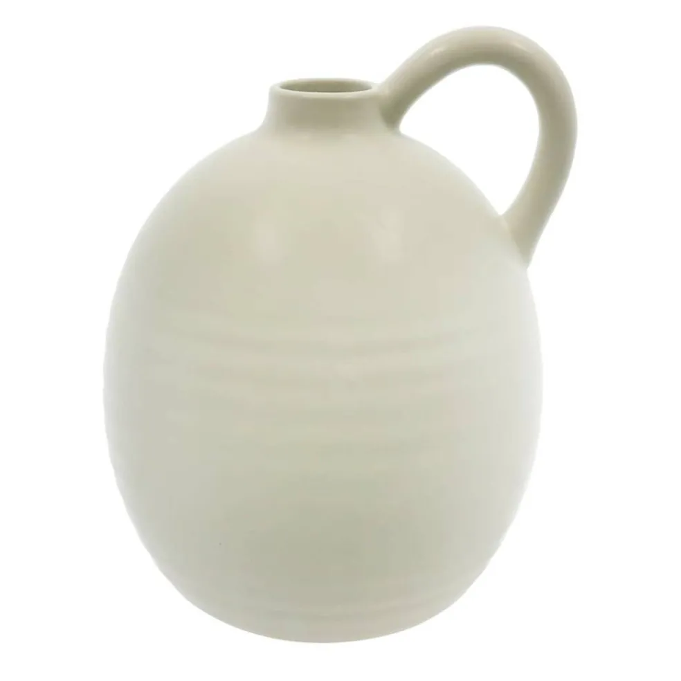 13" White Ceramic Jug Tabletop Décor by Ashland®