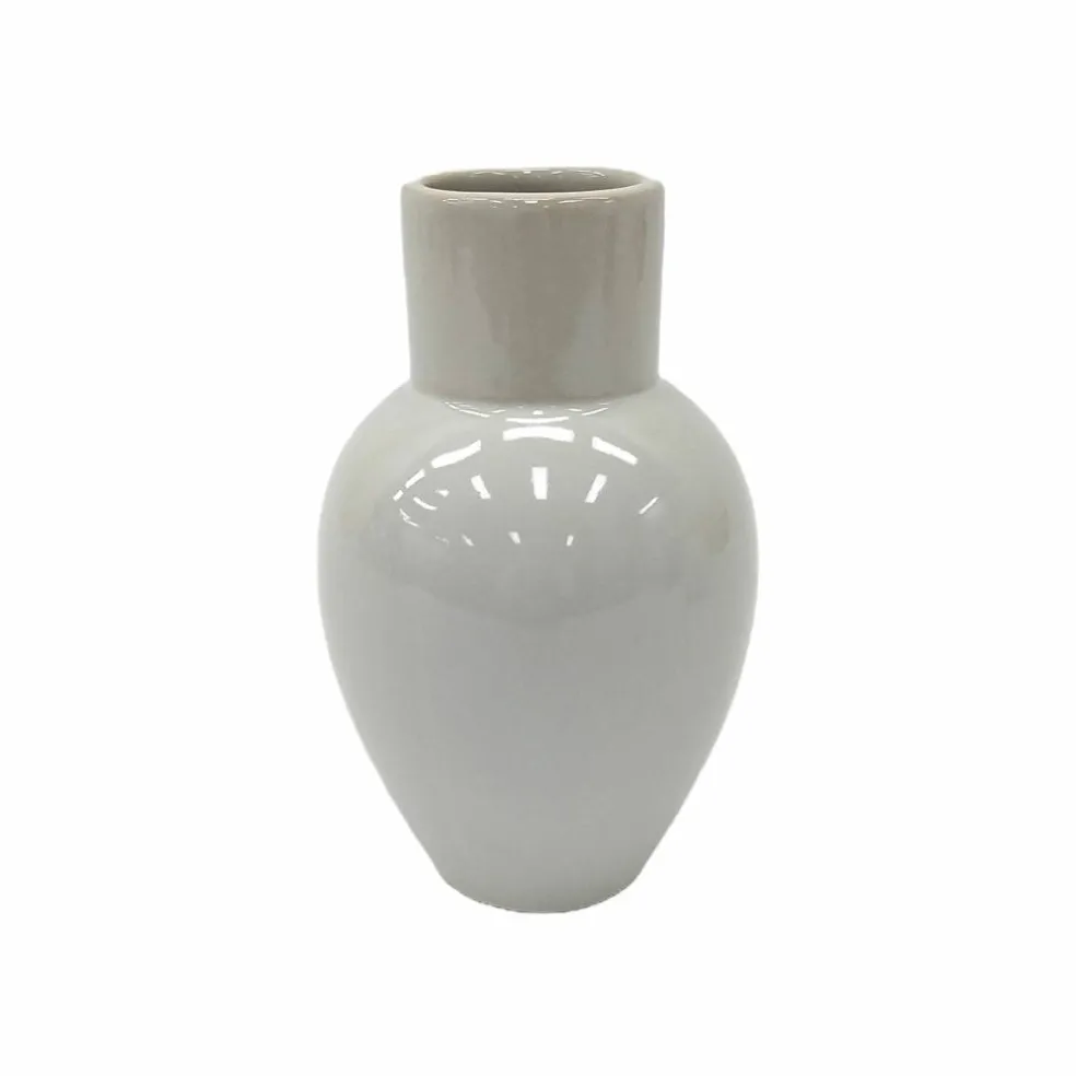 4.5" White Ceramic Vase by Ashland®