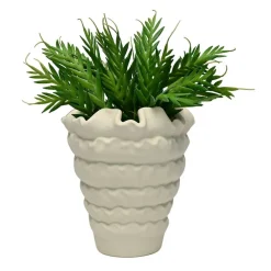 8.5" White Ceramic Vase by Ashland®