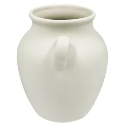 8.5" White Ceramic Vase Tabletop Décor by Ashland®