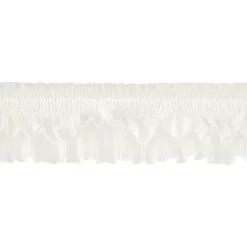 2.5" White Chiffon Pleated Trim by Celebrate It®