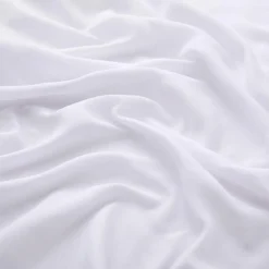 White Chiffon Wedding Arch Draping Fabric – 30 Inch x 20ft Sheer Backdrop Curtain Panel, Elegant Wedding Ceremony Arch Drapes for Ceiling, Party, and Outdoor Event Decor
