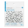 White Circle Alphabet Beads by Creatology™, 10mm