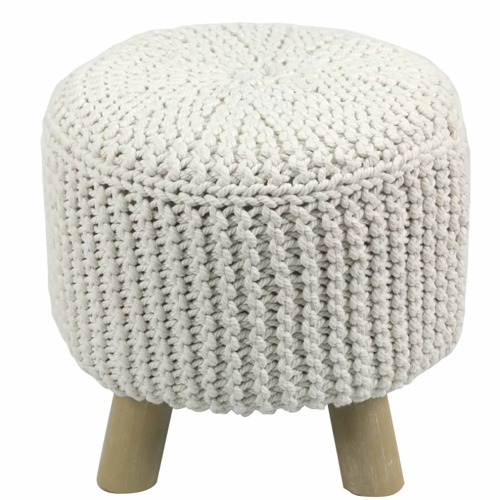 12.3" White Coastal Stool by Ashland®