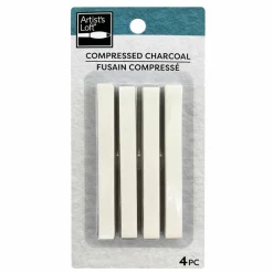 White Compressed Charcoal, 4ct. by Artist's Loft®