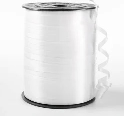 White Curling Ribbon, 500 Yards Balloon String for Gift Wrapping & Party Decor