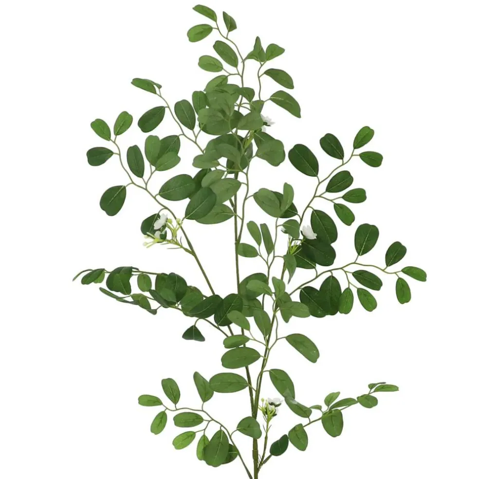 36" White Flower with Greenery Stem by Ashland®
