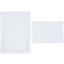 White Frame Cards & Envelopes by Recollections™, 5