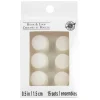 White Hook & Loop Circles by Loops & Threads®