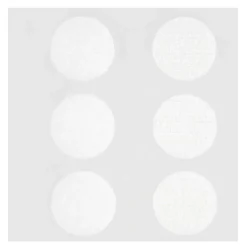 White Hook & Loop Circles by Loops & Threads®