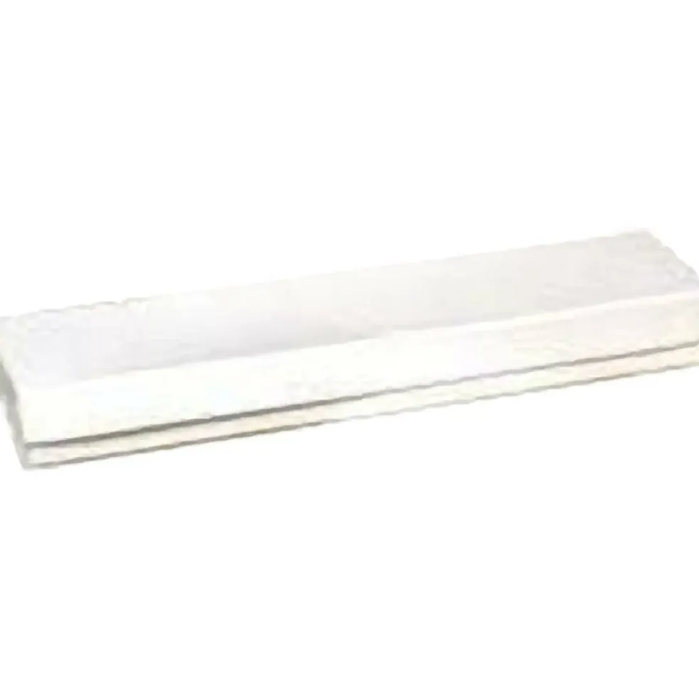 100 White Jewelry Bracelet Watch Cotton Display Gift Boxes 8"