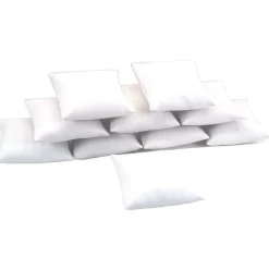 10 White Leather Bracelet Watch Pillow Jewelry Displays 3"
