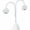 White Leather Earring Tree Display Stand Jewelry 4.75"