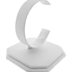 6 White Leather Watch Display Stands Showcase Displays