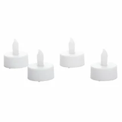 White LED Twist Flame Tealight Candles, 4ct. by Ashland®