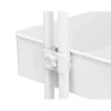White Lexington 4-Tier Rolling Cart by Simply Tidy™