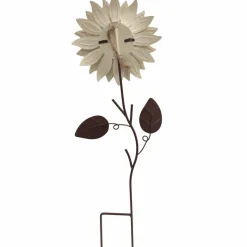 20" White Metal Flower Yard Stake by Ashland®