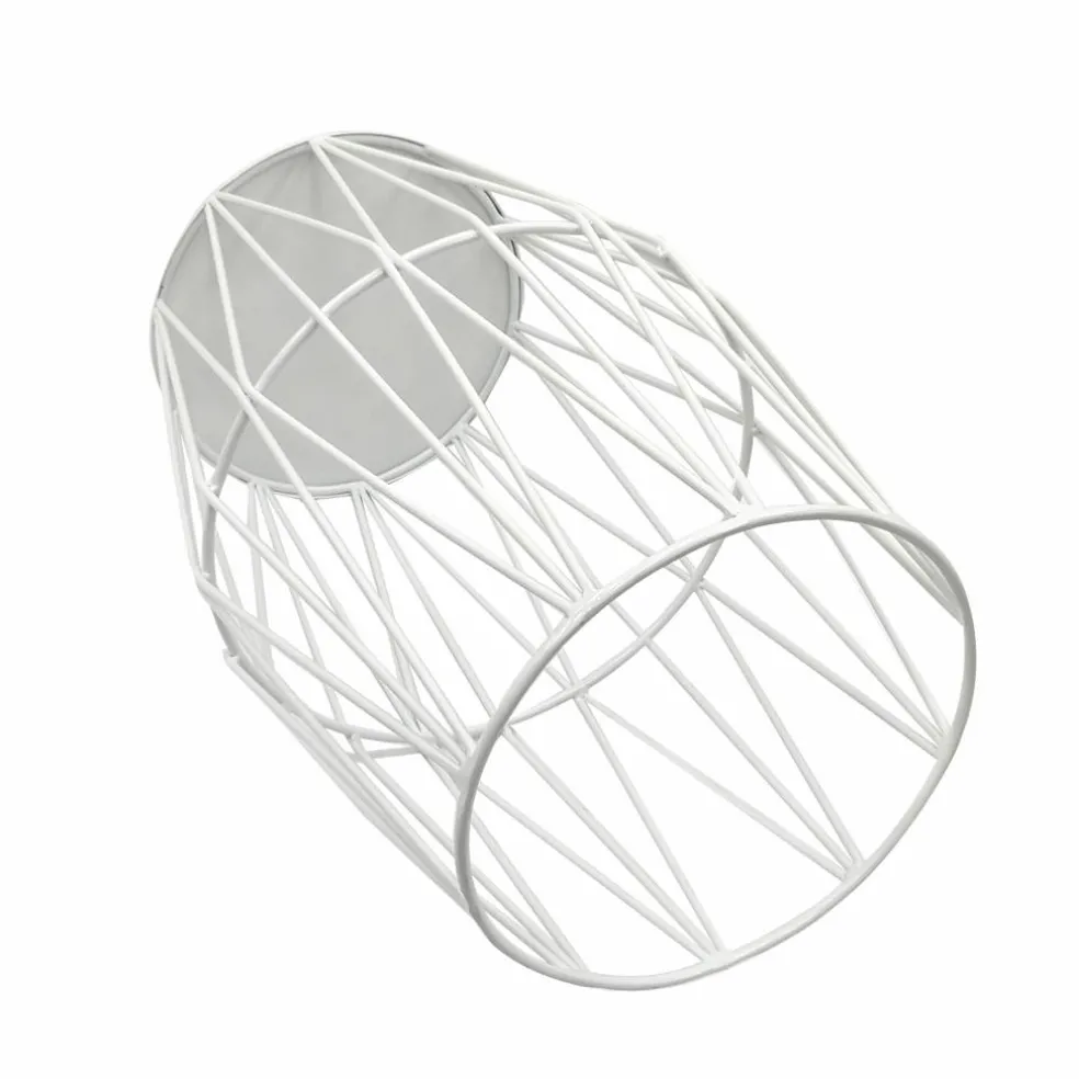 18" White Metal Outdoor Stool by Ashland®
